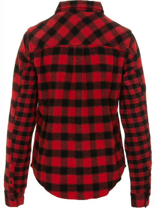 Superdry Buffalo Women's Checked Long Sleeve Shirt Red