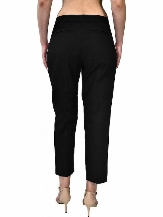 Michael Kors MS93H42C64 Women's Cotton Capri Trousers Black