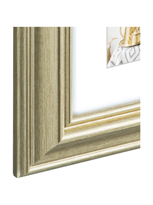 HAMA Lobby Wall-mounted Plastic Photo Frame with Gold Frame