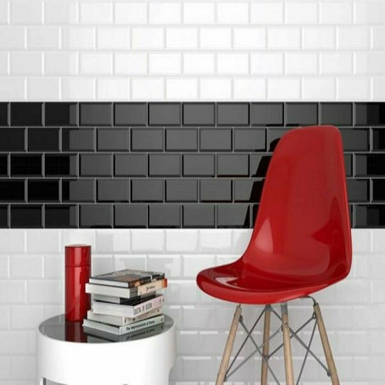 Karag Metro Fliese Wand Küche / Bad 20x10cm Weiß