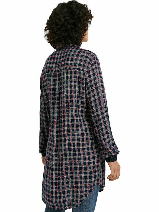 Desigual Kerala Women's Checked Long Sleeve Shirt