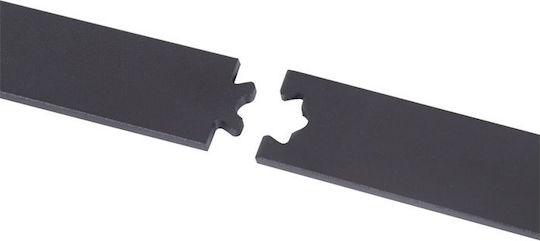 HomCom Sliding Door Mechanism for Wooden Door 180cm Black