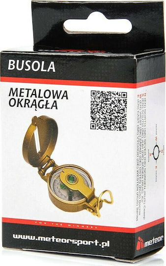 Meteor Πυξίδα Round Metal