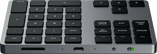 Satechi Aluminum Extended Безжично Цифрова клавиатура Сив