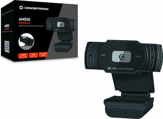 Conceptronic AMDIS04B Web Camera Full HD 1080p AMDIS04B
