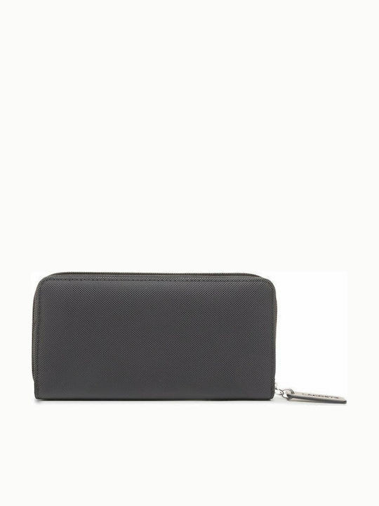 Large Leather Women's Wallet Classic Black