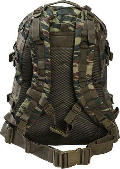 Survivors Military Backpack Backpack made of Polyester Greek Camouflage 55lt