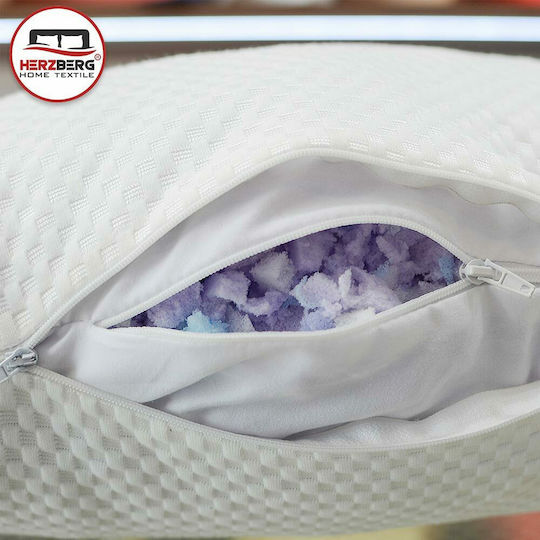 Herzberg Μαξιλάρι Ύπνου Memory Foam Ανατομικό 50x60cm 2τμχ