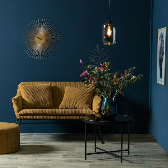 Karlsson Peony Wall Clock Metallic Gold Ø45cm