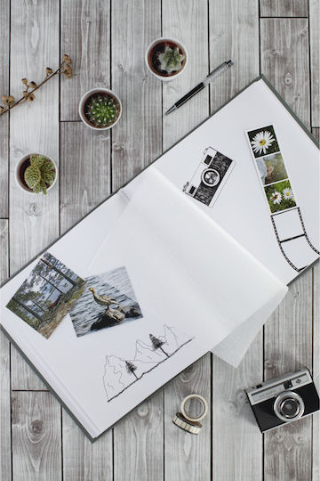 HAMA Албум 80 Страници Grey 30x30бр
