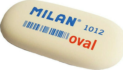 Milan Eraser for Pencil and Pen 1012 1pcs White