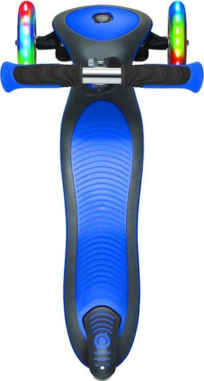 Globber Kids Scooter Foldable Elite Deluxe Lights 3-Wheel for 3+ years Years Blue