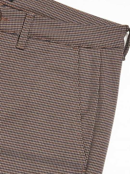 Men's Paul Hound Trousers - Brown Check