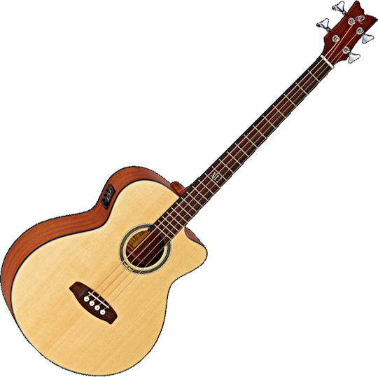 Ortega 4-String Electric/Acoustic Bass Deep Series 5