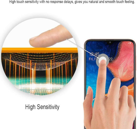 Full Glue Tempered Glass Black (Galaxy M20)