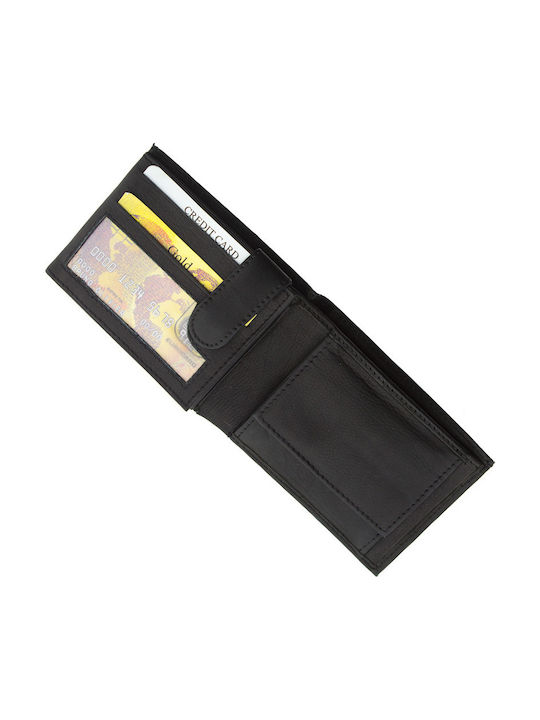 Ginis CG125 Men's Leather Wallet Black