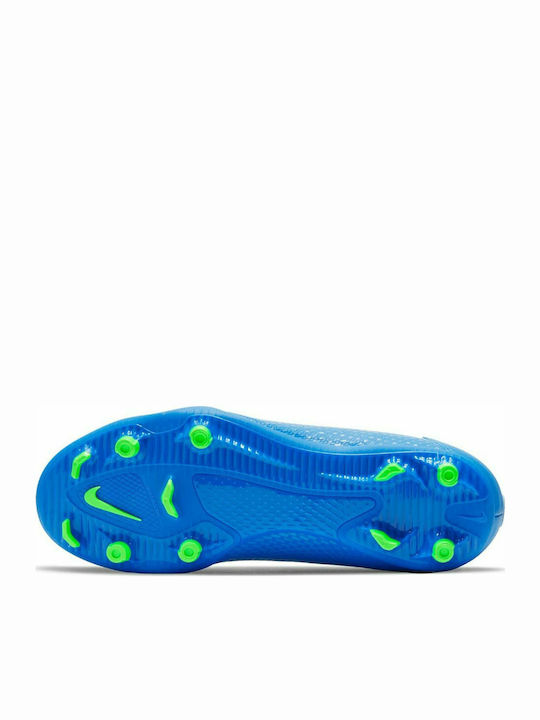 Phantom GT MG Kids Soccer Cleats Molded Outsole Blue