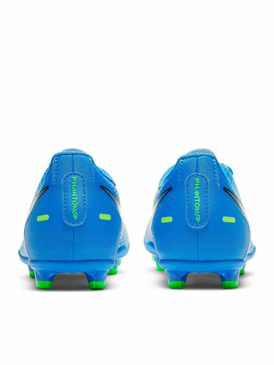 Phantom GT MG Kids Soccer Cleats Molded Outsole Blue