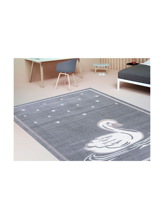 Ezzo Kids Synthetic Rug A169A 160x230cm 12mm Grey