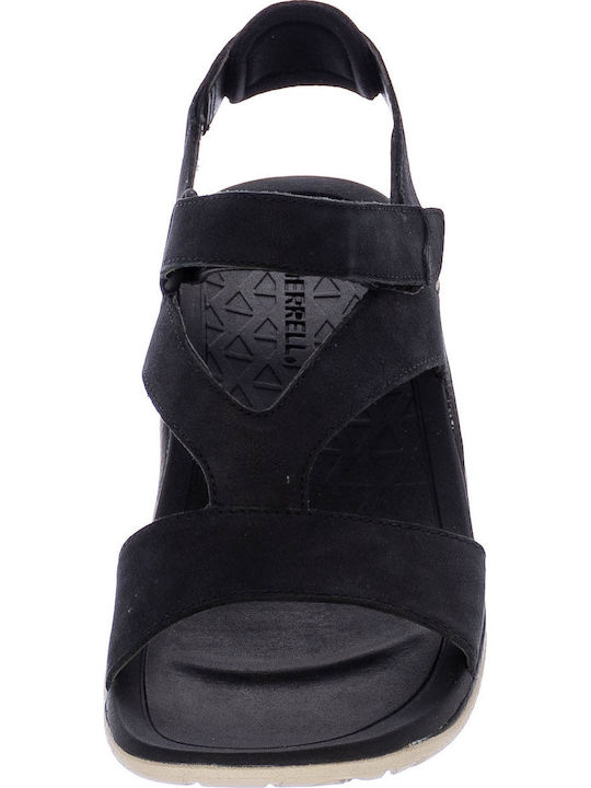 Backstrap Trailway Sandale Casual Damă Din Piele Negru