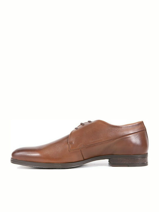 Jack & Jones Men's Leather Dress Shoes Brown -COGNAC