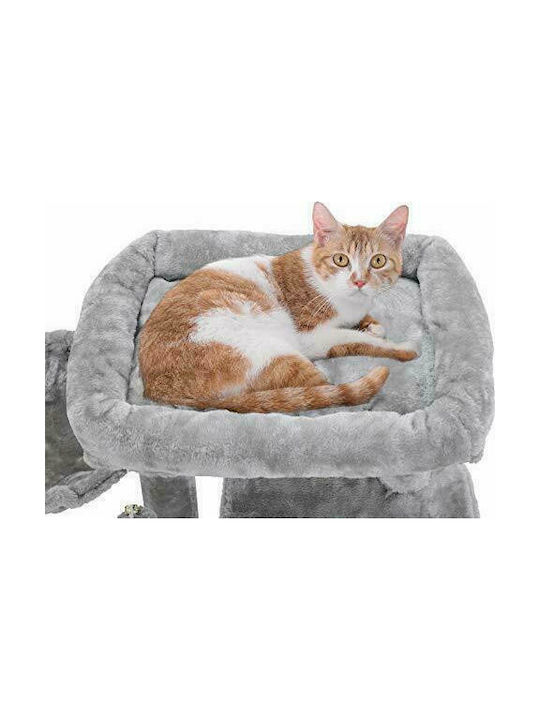 Feandrea Cat Condo Ονυχοδρόμιο Γατόδεντρο Γκρι 46x46x95εκ.