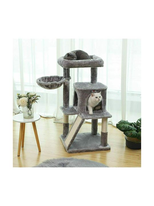 Feandrea Cat Condo Ονυχοδρόμιο Γατόδεντρο Γκρι 46x46x95εκ.