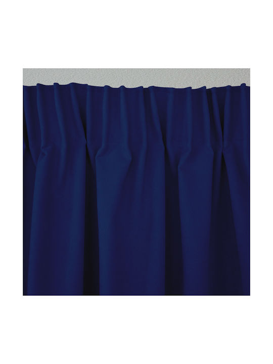 Lino Home Curtain with Pencil Pleat Renas Light Blue 140x280cm