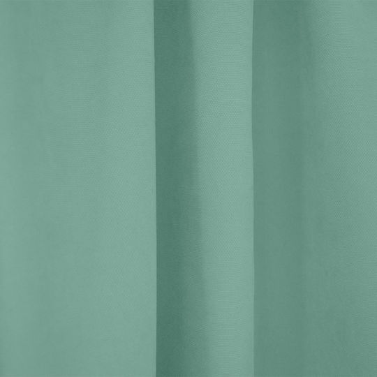 Lino Home Vorhang mit Bleistiftfalten Renas Olive 140x280cm
