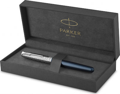 Parker Schreibfeder Mittel Blau aus Aluminium