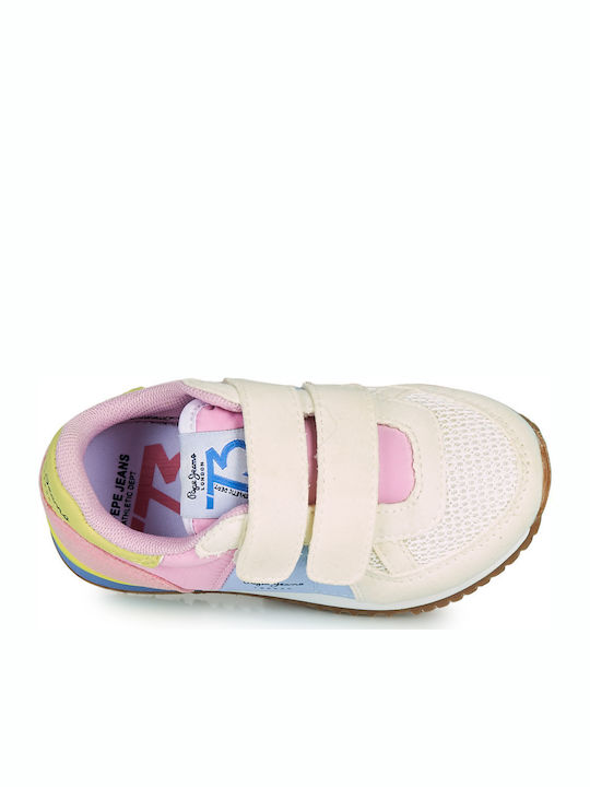 Sydney Basic Παιδικά Sneakers με Σκρατς Ροζ