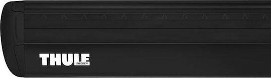 Thule Μπάρες Οροφής Αλουμινίου Wingbar Evo 118εκ. Universal (Σετ χωρίς πόδια) Μαύρες