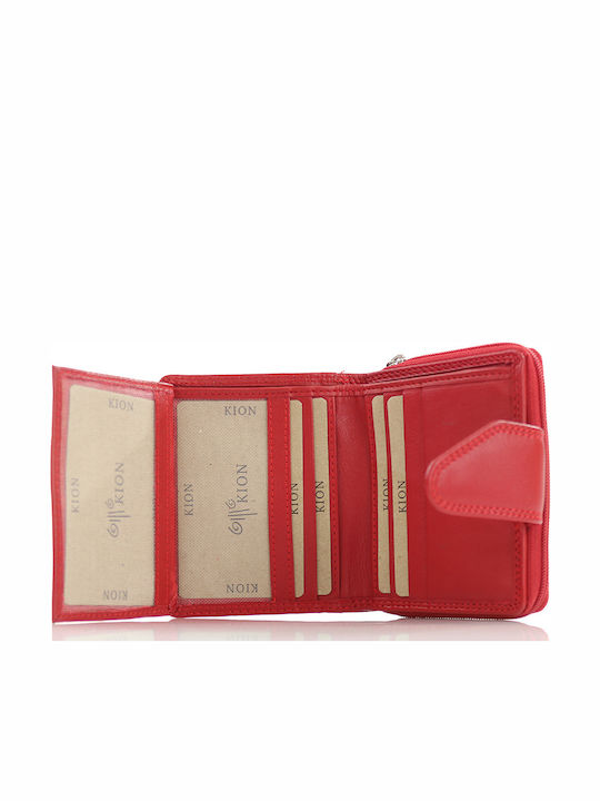 181 Small Leather Women's Wallet Classic Red