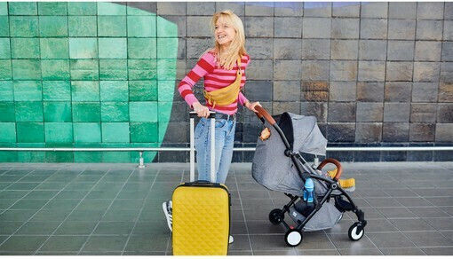 Lionelo Julie One Baby Stroller Suitable for Newborn Black 6.65kg 1658920