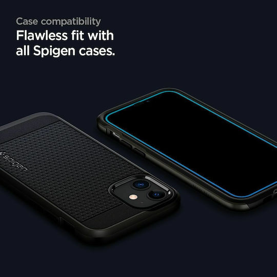 Spigen GLAS.tR 2.5D Закалено стъкло за цялото лице (iPhone 12 Pro Max)