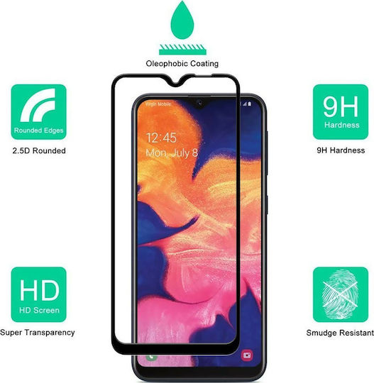 9D Full Glue Full Face Tempered Glass (Galaxy A20e)