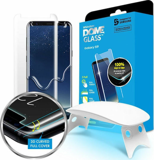 Whitestone 3D Закалено стъкло за цялото лице (Galaxy S8+)