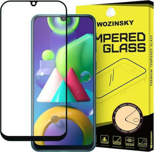 Wozinsky Vollkleber Vollflächig gehärtetes Glas (Galaxy M21)