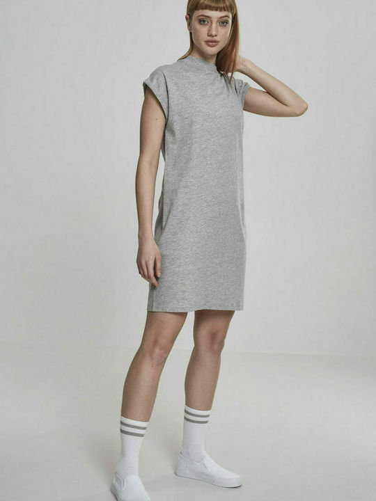 Urban Classics TB1910 Summer Mini T-Shirt Dress Gray