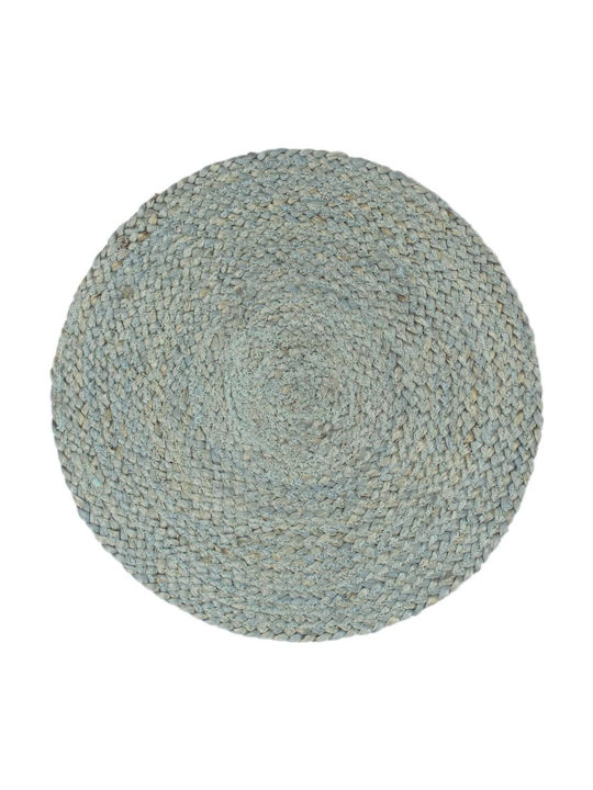 vidaXL Placemats Rotund Wicker Verde 38cm 6buc