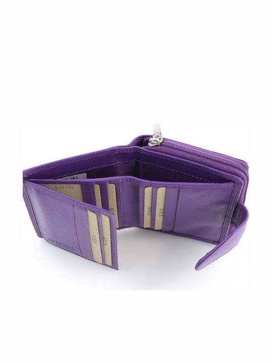 181 Small Leather Women's Wallet Classic Purple