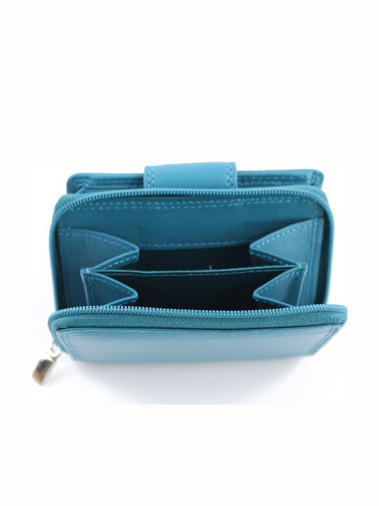 181 Small Leather Women's Wallet Classic Blue