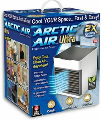 Arctic Air Ultra Mini Air Conditioner USB with Water and Lighting 7W Silver