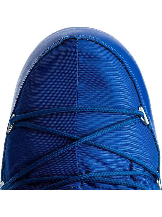 Icon Nylon Γυναικείες Μπότες Χιονιού Μπλε