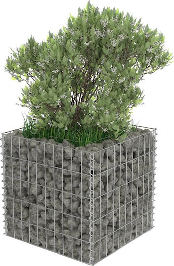 vidaXL Planter Garden Fencing Material 1pcs Silver