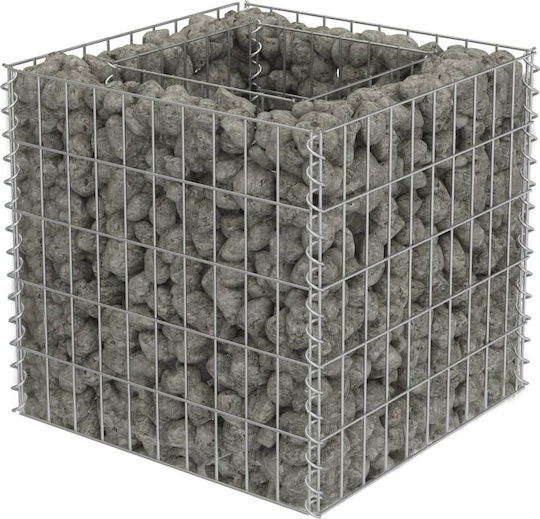 vidaXL Planter Garden Fencing Material 1pcs Silver