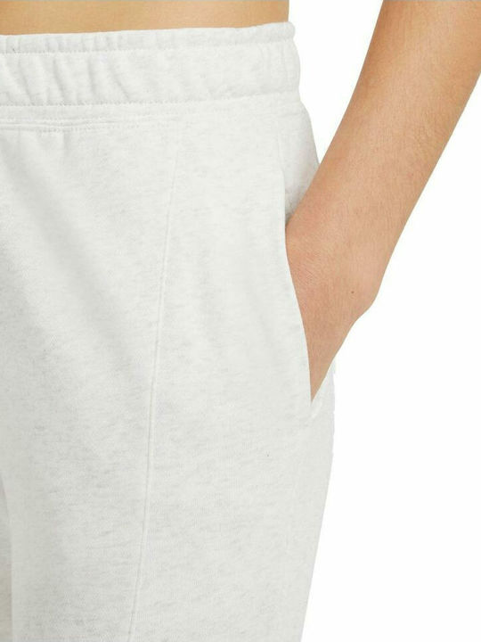 Jogginghose Jogger Vlies Weiß