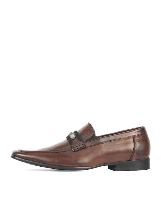 Mario Donati 3695 Men's Leather Loafers Brown