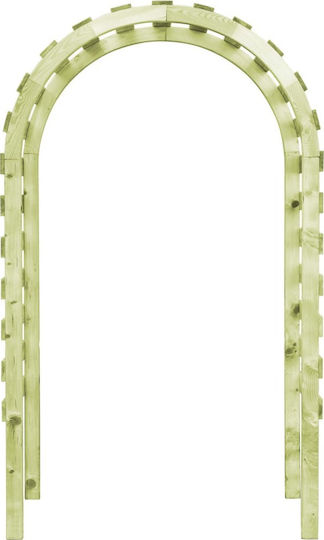 Arcadă De Grădină Din Lemn 130x60x230cm Bej 49040 Arcadă De Grădină Din Lemn 130x60x230cm Bej 49040