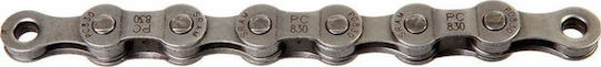 Sram PC-830 Αλυσίδα Ποδηλάτου 8 Ταχυτήτων 114L Ασημί